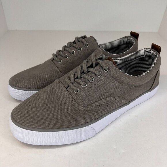 Goodfellow & Co Mens 098000429 Brady Gray Textile Low Lace Up Size 9 Sneakers - Picture 1 of 9